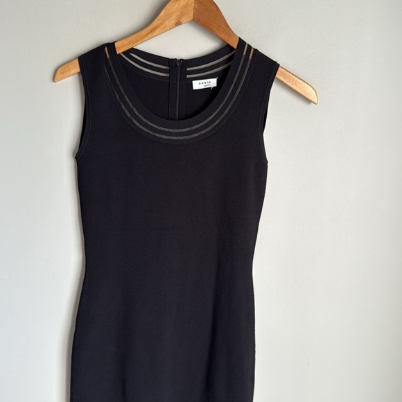 Akris - Sleeveless flared dress in black 2 - Picture 4 of 13